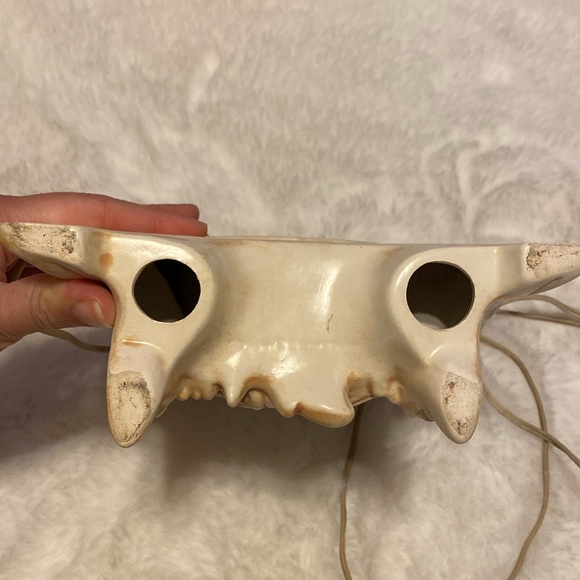 Vintage lanshire electric ceramic mantle clock cottagecore shabby - Picture 9 of 10